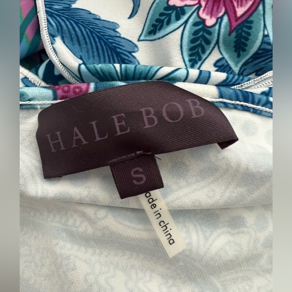 Hale Bob Womens Lotus Print Maxi Dress, size Small - Picture 3 of 10